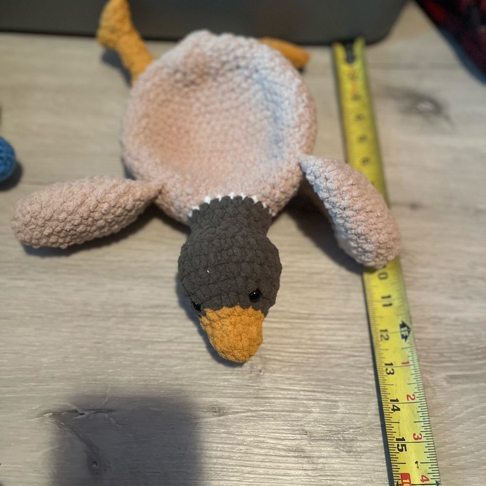 New crochet duck snuggler